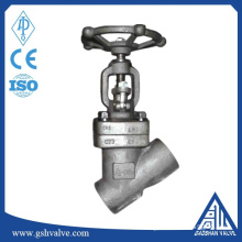 forged steel y-pattern glove valve